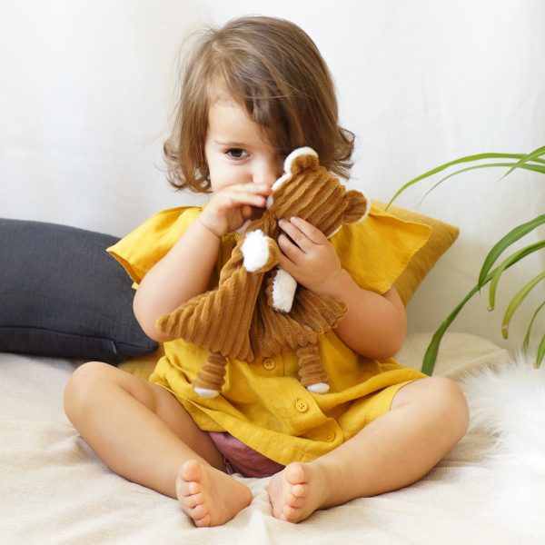 Speculos de tijger gepersonaliseerde babyknuffel