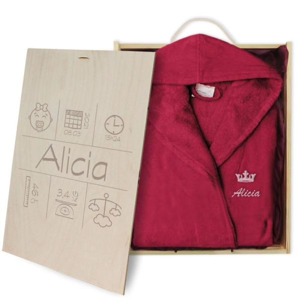 Personaliseerbare badjas set van 2 tot 12 jaar
