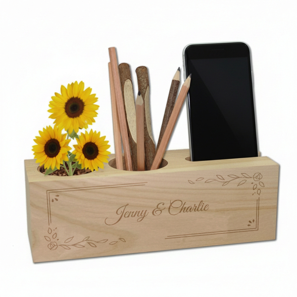 Persoonlijke ecologische bureau-organizer Liefde