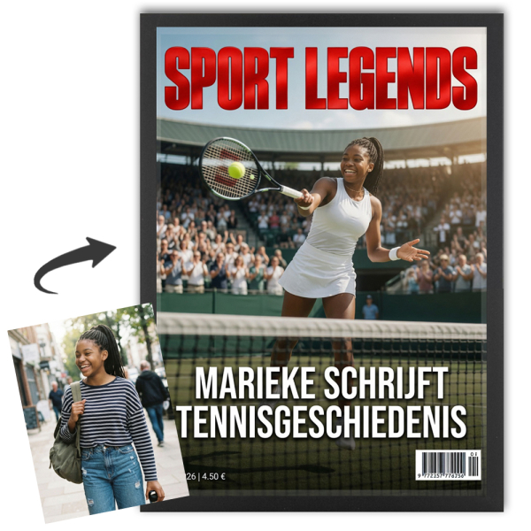 Sport Legends-cover met je eigen foto Sport Legends-cover met je eigen foto