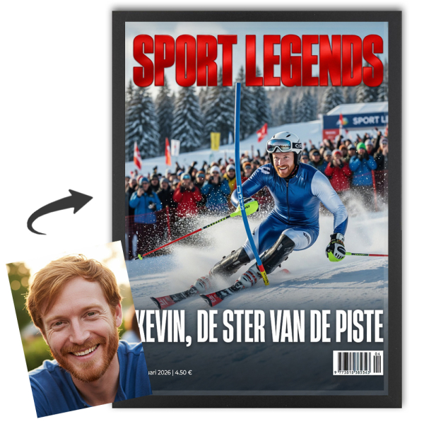 Sport Legends-cover met je eigen foto Sport Legends-cover met je eigen foto