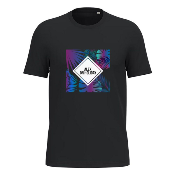 Dames T-shirt Summertime gepersonaliseerd 100% biokatoen