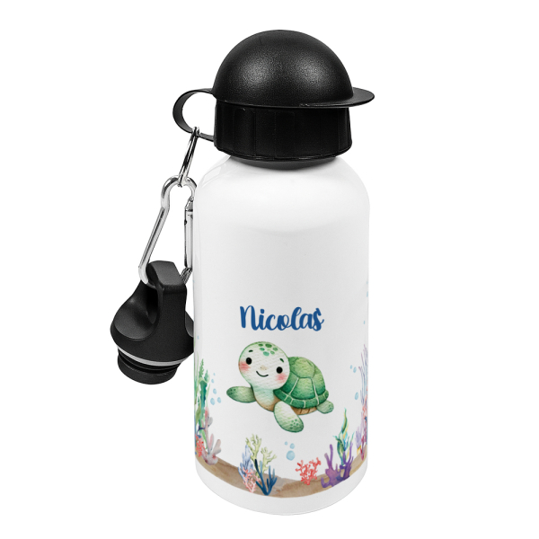 Waterfles met print zeewereld