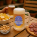 Gepersonaliseerde bierpul met leeuwenmotief