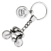 Gepersonaliseerde sleutelhanger met racefiets