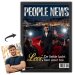 Omslag van People News-magazine gegenereerd door AI Omslag van People News-magazine gegenereerd door AI