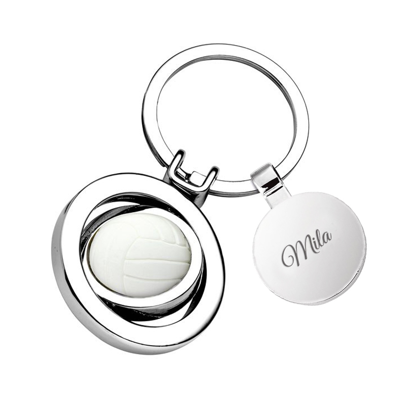 Sixfolo Volleybal sleutelhanger, 27 stuks, sport, van pvc, sleutelhanger, kinderen, voor feest, gadget, sleutelhanger, volleybal, cartoon, verjaardagsfeesten, voor kinderen, jongens en volwassenen