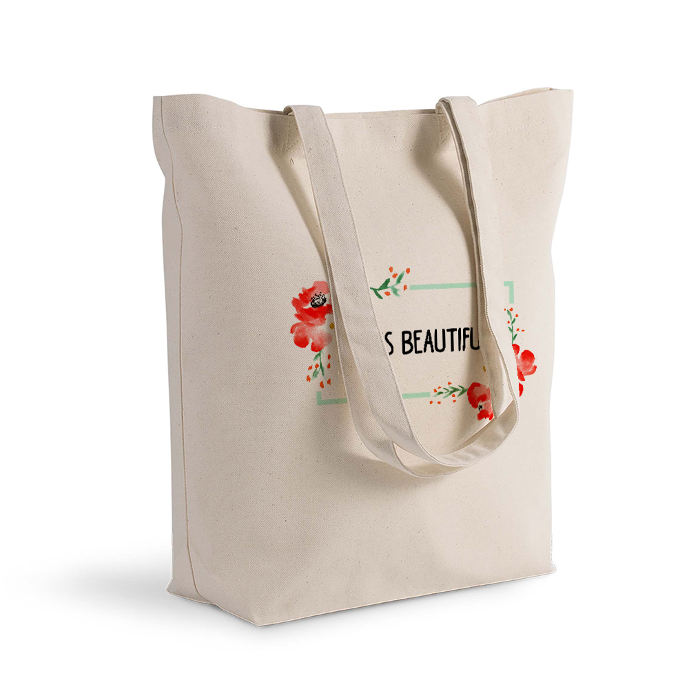 Bijbel Cover Bloemen Bijbel Geval met Handvat en Rits