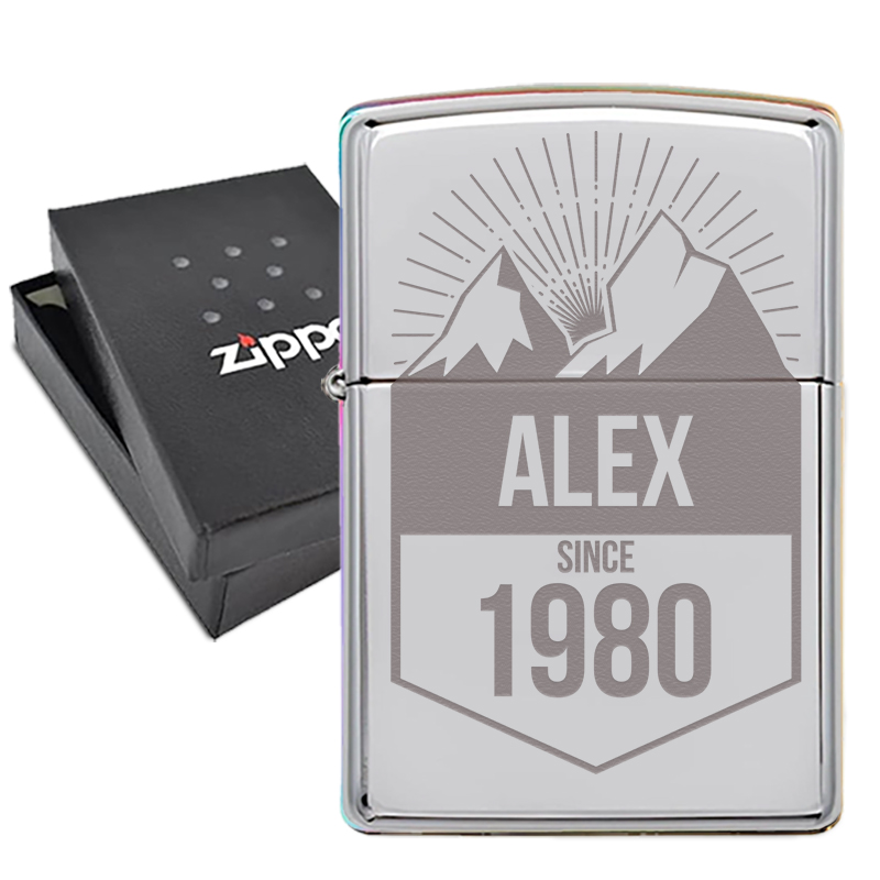 Gepersonaliseerde Zippo verjaardag